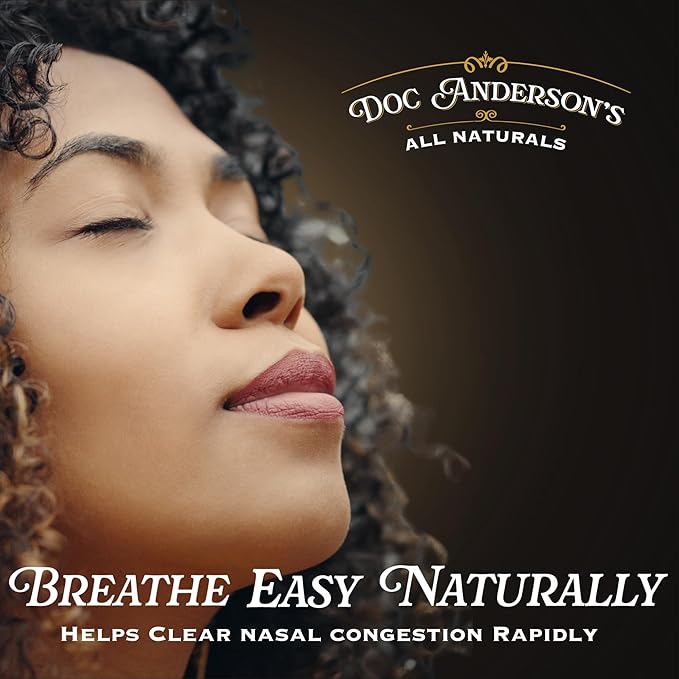 Doc Anderson's Botanical Nasal Spray – Natural Congestion Relief with Aloe & Thyme for Clearer Breathing, Combat Irritants, and Moisturizes, Made in USA (2 Pack)