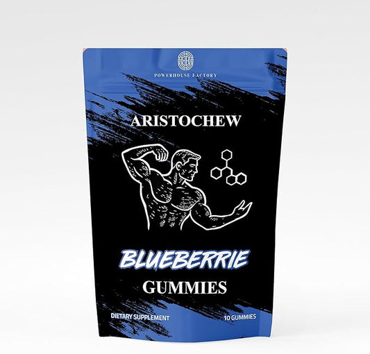 Aristochew Multivitamins Gummies, Supports Energy Gummy - 10 Count - Non-GMO, Gluten-Free, Vegetarian,Blueberry Flavor