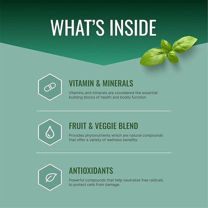 Approved Science Multi-Vitamin - with Full-Spectrum B-Vitamins, Green Tea, Lutein, Lycopene, Zeaxanthin, BioPerine - 180 Capsules - 3 Month Supply