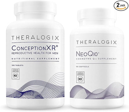 Theralogix ConceptionXR Reproductive Health Formula + NeoQ10 Bundle, 270 Count (Pack of 2)