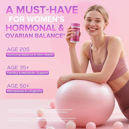 TIMORA Myo & D-Chiro Inositol for Women,Hormone Balance & Ovarian Support,10-in-1 Formula with 40:1 Ideal Ratio, Folate (5-MTHF), KSM66 Ashwagandha, CoQ10, Vitamins D3 | Natural&Plant-Based