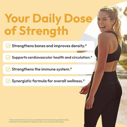 Mida Health® D3 K2 Vitamin 5000 IU with MK-7 | Natural Supplement for Bone, Heart, and Immune Support | Adult Vegan Capsules | 60 Servings