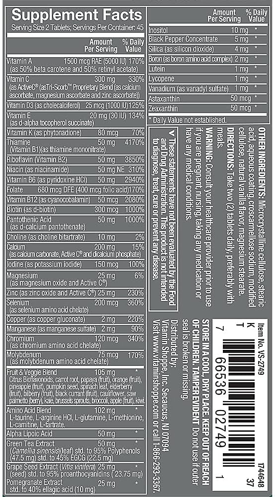 Ultimate Man Multivitamin (90 Tablets) by The Vitamin Shoppe