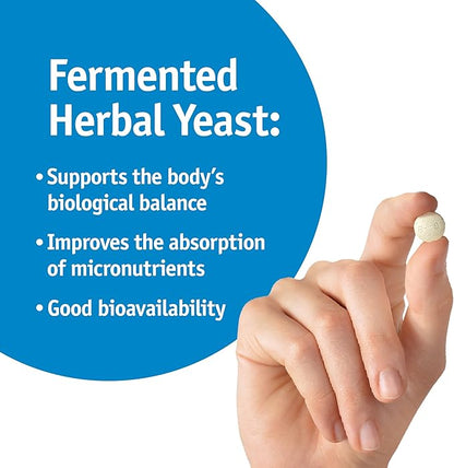 Strath with Magnesium Herbal Yeast Postbiotic 100 Tablets | Supports Immune Function | Promotes Wellness | Non GMO | Gluten Free | Sugar Free | Vegan | Kosher