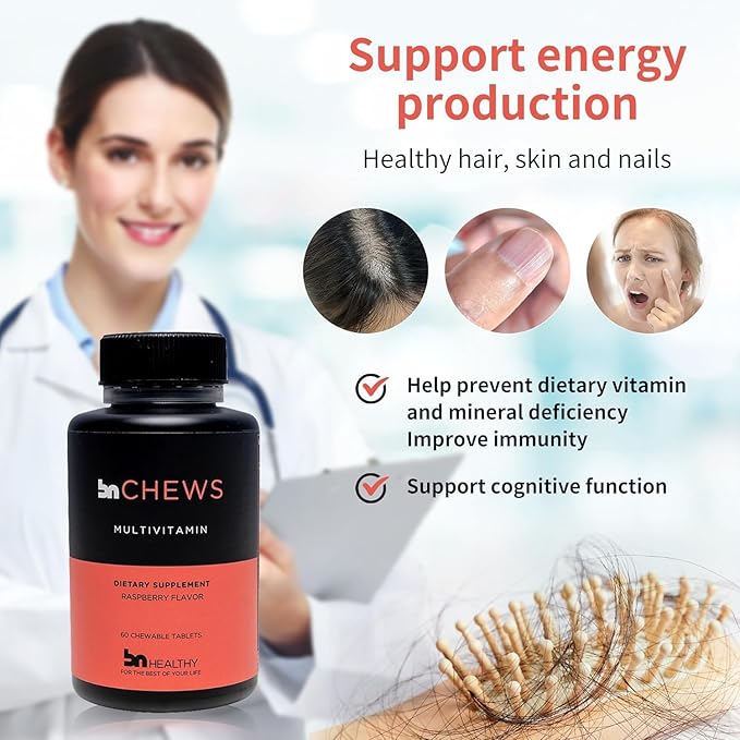 Chewable 2 Pack Bariatric Multivitamin with Iron, Vitamin B12, Delicious Raspberry Flavor – 120 Ct – 60-120 Day Supply.