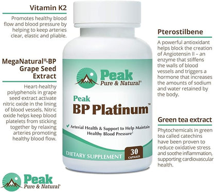 Peak BP Platinum from Peak Pure & Natural - 30 Capsules
