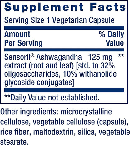 Life Extension Vitamin D3 5000 IU, Ashwagandha - Stress Relief, Focus, Memory, Mood Support - Non-GMO Supplement Bundle