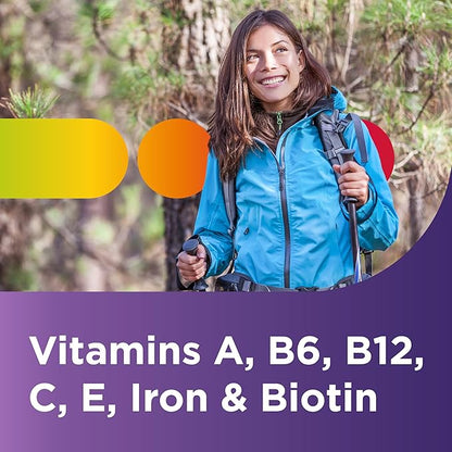 Centrum Multivitamin for Women, Multivitamin/Multimineral Supplement with Iron, Vitamin D3, B Vitamins and Antioxidant Vitamins C and E, Gluten Free, Non-GMO Ingredients - 250 Count