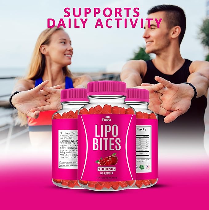 (3 Pack) Lipo Bites Gummies LipoBites Keto + ACV Gummy Supplement, Lipo Bite 1000MG Apple Cider Vinegar Vitamin B12 B6 Folic Acid Dietary Support Supplement, Lypo Bites Advanced Formula (180 Gummies)