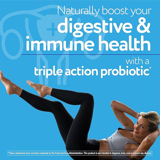 Florajen Complete Triple-Action Prebiotic + Probiotic + Postbiotic for Digestive & Immune Support - Fast-Acting Relief from Constipation & Bloating - Gluten-Free - Vegan - Non-GMO - 30-Count
