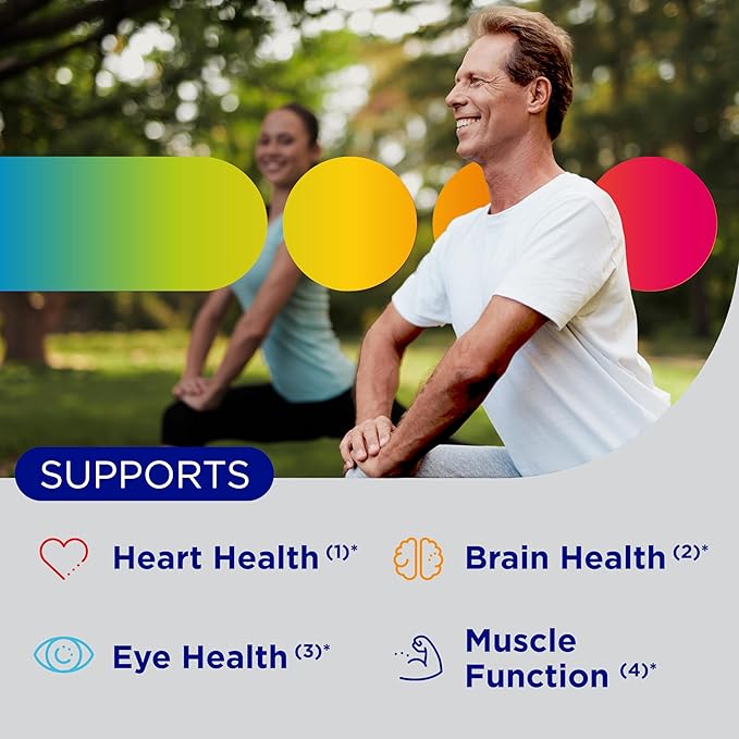 Centrum Minis Silver Multivitamin for Men 50 Plus, Multivitamin/Multimineral Supplement, Vitamin D3, B-Vitamins and Zinc, Non-GMO Ingredients, Supports Memory and Cognition in Older Adults - 280 Ct