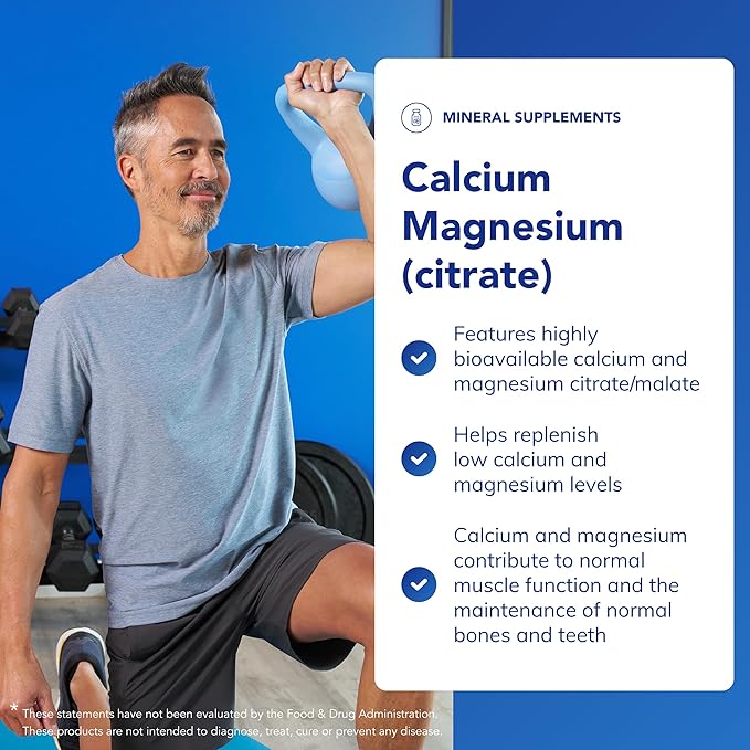 Pure Encapsulations Calcium Magnesium (Citrate) - 240 g Calcium & 240 g Magnesium - Bone Health Support - Non-GMO & Vegan - 90 Capsules