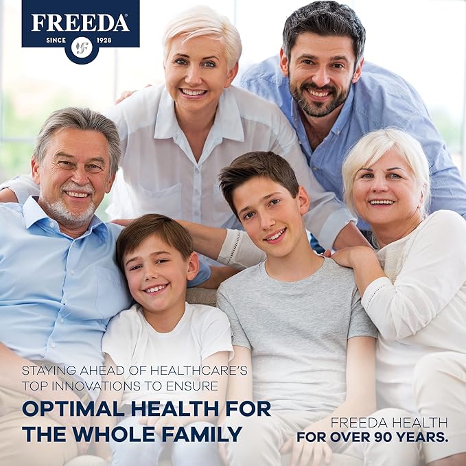 Freeda Vitamin B1 Thiamine 100mg - Supports Energy Metabolism, Nervous System Health - Kosher, Vegan, Gluten Free - Thiamin HCl 100 mg Vitamin B 1 - Pure Vit B1 Vitamin Thiamine B1 Supplement (100 Ct)