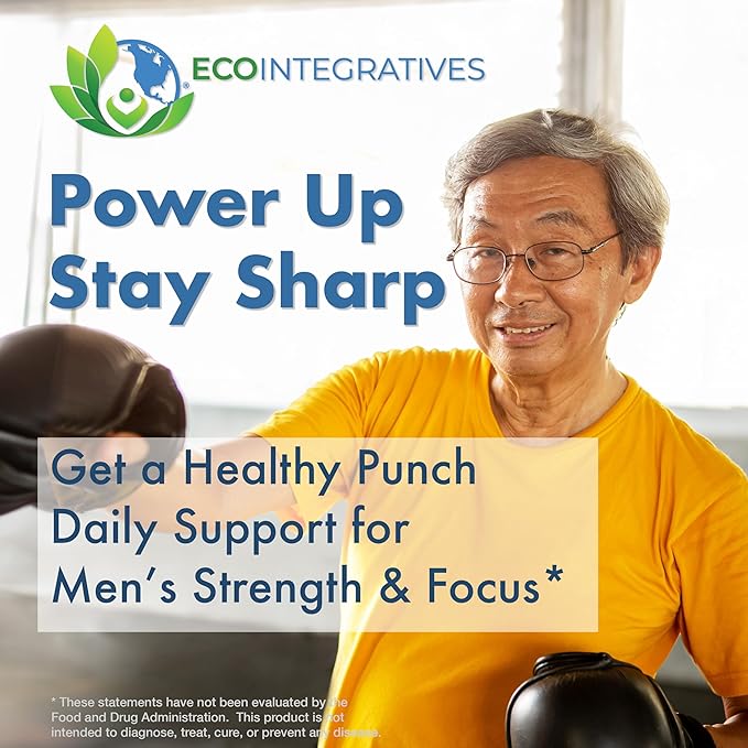 EcoIntegratives® Active B6 – 33.8 mg Pyridoxal 5-Phosphate (P5P), High Potency Active Vitamin B6 for Energy, Mood, Nerve and Heart Support* – Non-GMO, Gluten Free, 60 Vegetarian Capsules
