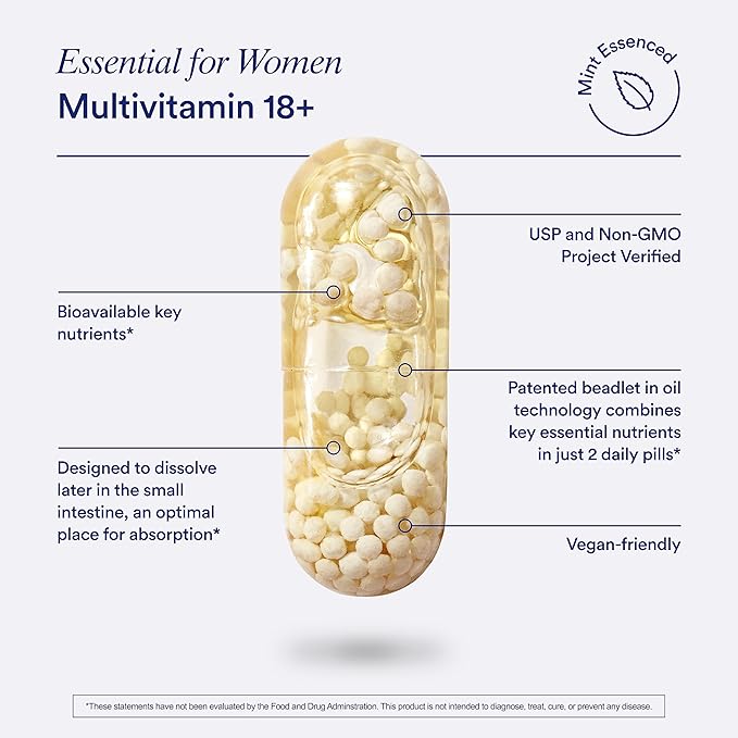 Ritual Multivitamin for Women 18+ & Daily Gut Health Support, 30 Days Supply