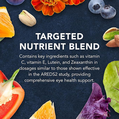 Doctor’s Advantage Zinc-Free Macular Shield Eye Vitamins - 120 Capsules, 30-Day Supply - Lutein and Zeaxanthin Supplements with AREDS-2 Ingredients for Age-Related Eye Support