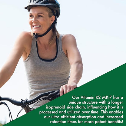 Health Thru Nutrition Vitamin K2 (MK-7) 100mcg – 120 Softgels | Menaquinone-7 | Highly Bioavailable K2 Supplement | Non-GMO, Soy-Free, Gluten-Free