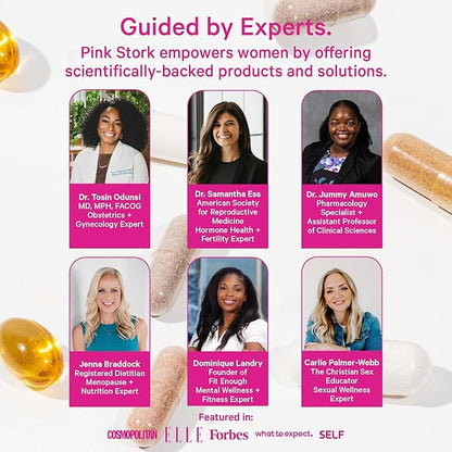 Pink Stork Total Postnatal Vitamin Gummies - Multivitamin for Postpartum Recovery and Lactation Support - Folic Acid, B6, & Vitamin C - Breastfeeding Essentials - 60 Gummy Vitamins