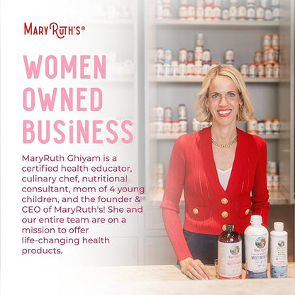MaryRuth Organics Women's Immune Support Multivitamin Gummies | Ages 14+ | Skin Health | Gummy Vitamins for Women | Sugar-Free | Vegan | Non-GMO | 60 Count