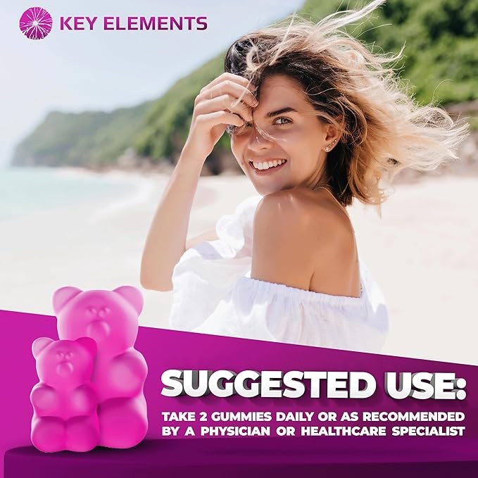 Hair Skin and Nails 10000mcg Gummies & Collagen Gummies - Biotin Vitamins Gummies for Hair Growth Pumpkin Seed Oil, Saw Palmetto Extract & Vitamins A B6 C D E - Biotin and Collagen Supplements