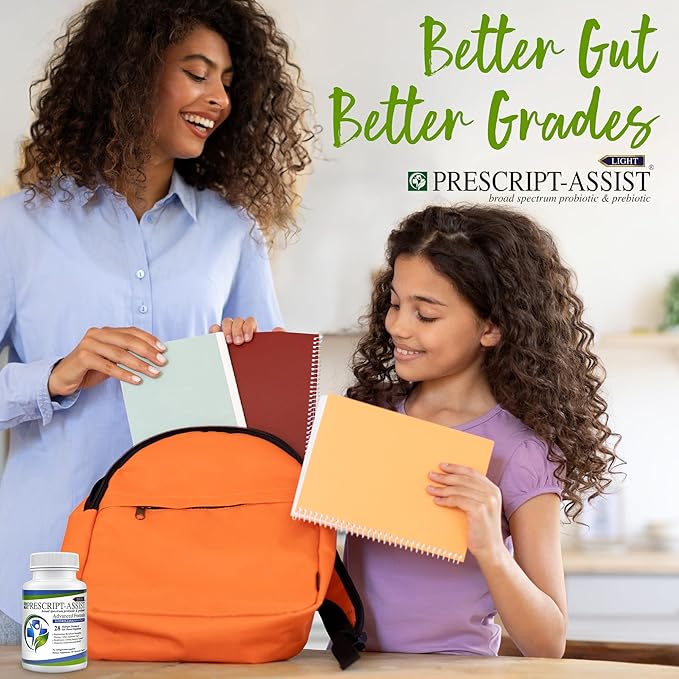 Light - 28 Strains Soil Microflora Probiotic and Prebiotic for Children & Adults with Advanced Formula - Soil Based Probiotics for Gut Health - No Refrigeration Needed, 60 Caps