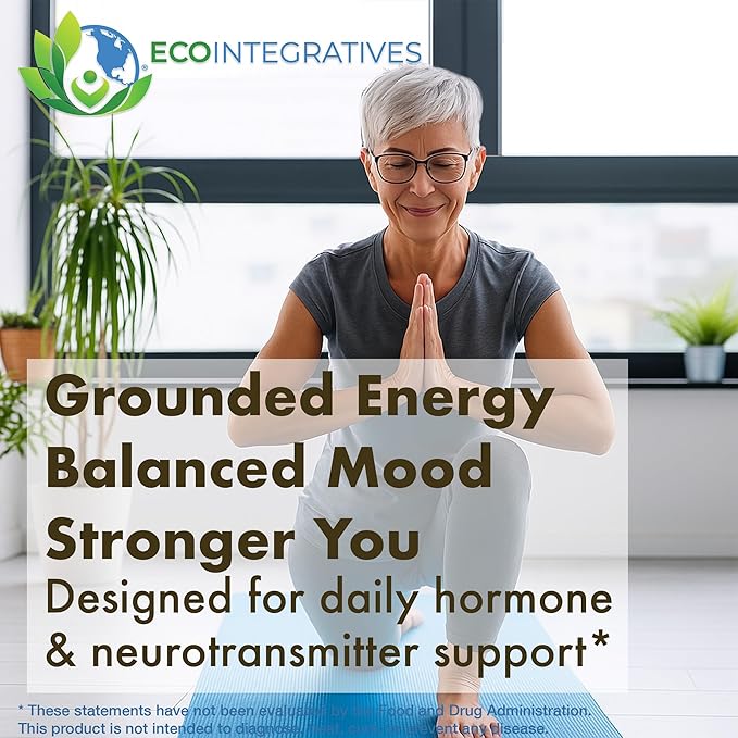EcoIntegratives® Active B6 – 33.8 mg Pyridoxal 5-Phosphate (P5P), High Potency Active Vitamin B6 for Energy, Mood, Nerve and Heart Support* – Non-GMO, Gluten Free, 60 Vegetarian Capsules