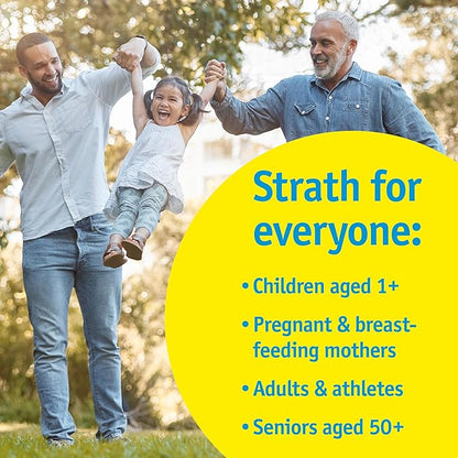 Strath Nutritional Yeast Liquid Syrup 8.4 Oz - Vegetarian, Lactose Free, Artificial Additive Free - Digestive Support, Nutrient Absorption - Unflavored Daily Supplement - Prebiotic and Postbiotic