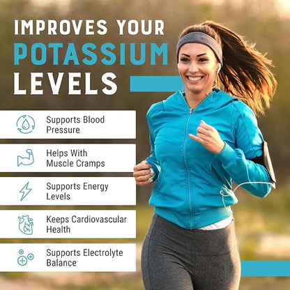 Cheers Potassium Citrate, 20% Daily Value, 316 mg per Capsule, 90 Capsules, Vegan Potassium Supplement for Adults, Natural Mineral Electrolyte - Pack of 2