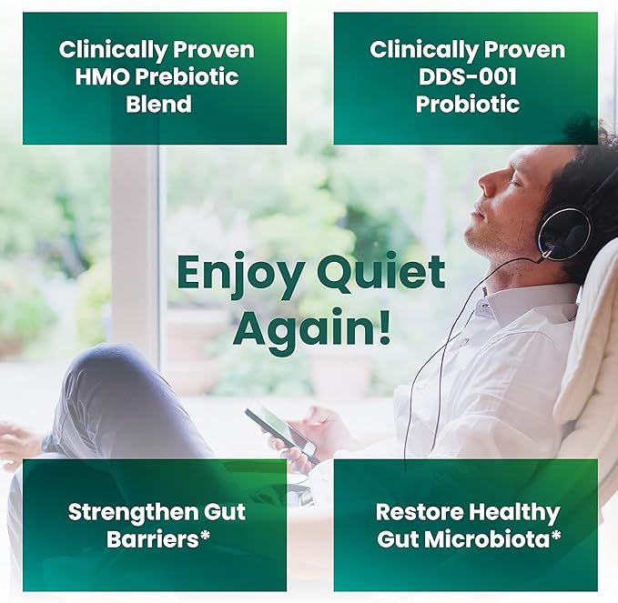 Layer Origin PureHMO IBS Support - Clinically Tested Super Prebiotic + Probiotic for IBS - Strengthen Gut Barriers and Restore Your Gut Functions