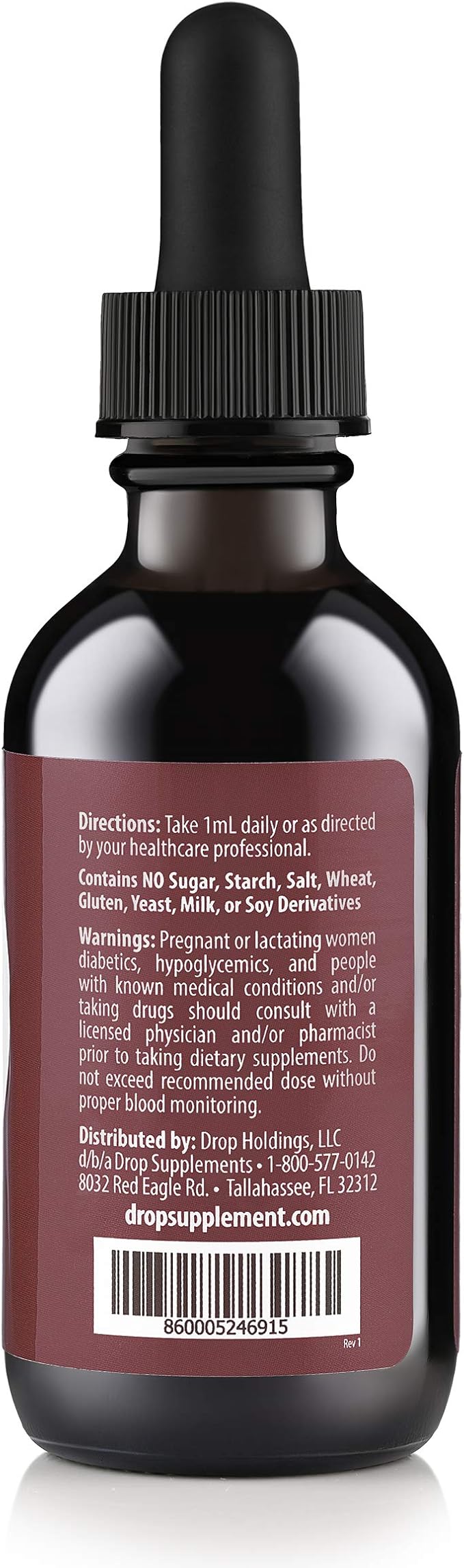 Vitamin B12 2500 mcg 2 oz Liquid Drops for Energy Production, Nervous System Health - No Artificial Preservatives, Non-GMO, Gluten Free, Vegan-Friendly