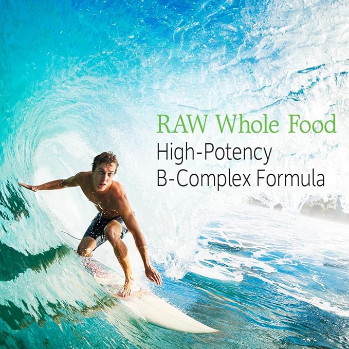 Garden of Life Vitamin B Complex, 60 Vegan Capsules, High Potency Vitamins for Energy & Metabolism with B6, Folate & B12 as Methylcobalamin Plus Probiotics