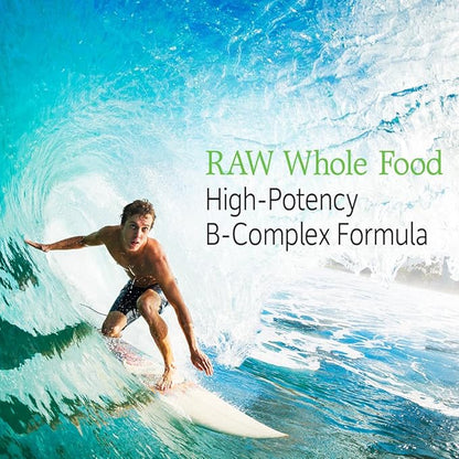 Garden of Life Vitamin B Complex, 60 Vegan Capsules, High Potency Vitamins for Energy & Metabolism with B6, Folate & B12 as Methylcobalamin Plus Probiotics