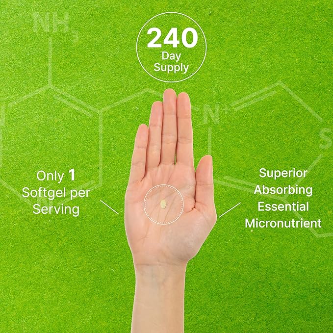 DEAL SUPPLEMENT Vitamin K2 MK-7 200mcg Per Serving, 240 Coconut Oil Softgels | Easily Absorbed Menaquinone-7 Form | Bone, Joint, & Immune Support – Non-GMO