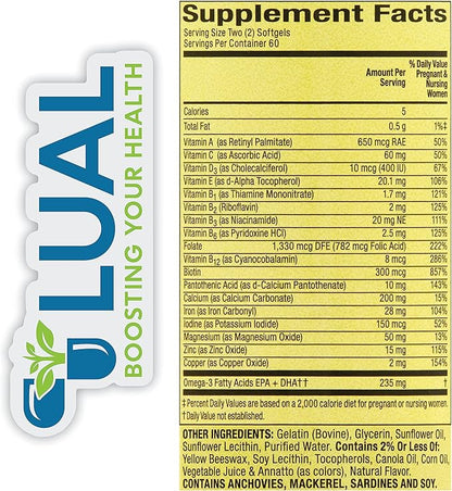 Spring Valley Mini Prenatal Vitamins for Women Softgels. Prenatal Care with DHA for Expectant Mothers. Mini Prenatal Vitamins for Women 240 Soft Gels Bundle with 45 Diabetes Decoded